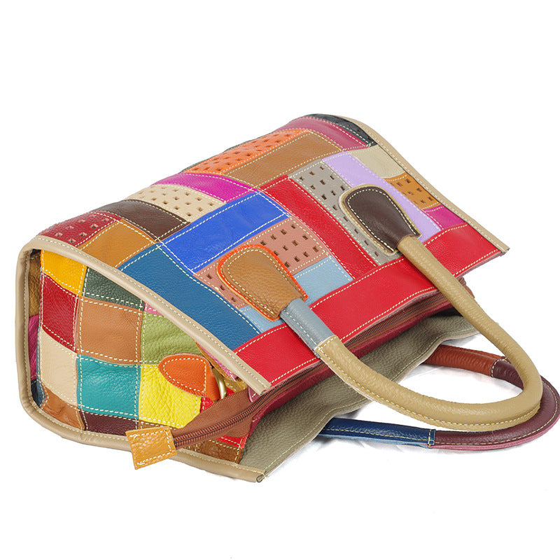 Top view of the bag showing its opening and interior