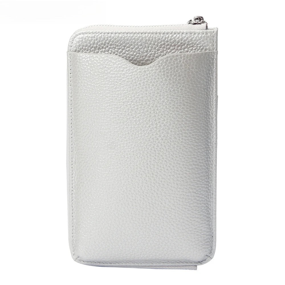 Cowhide Leather Micro Crossbody Phone Bag