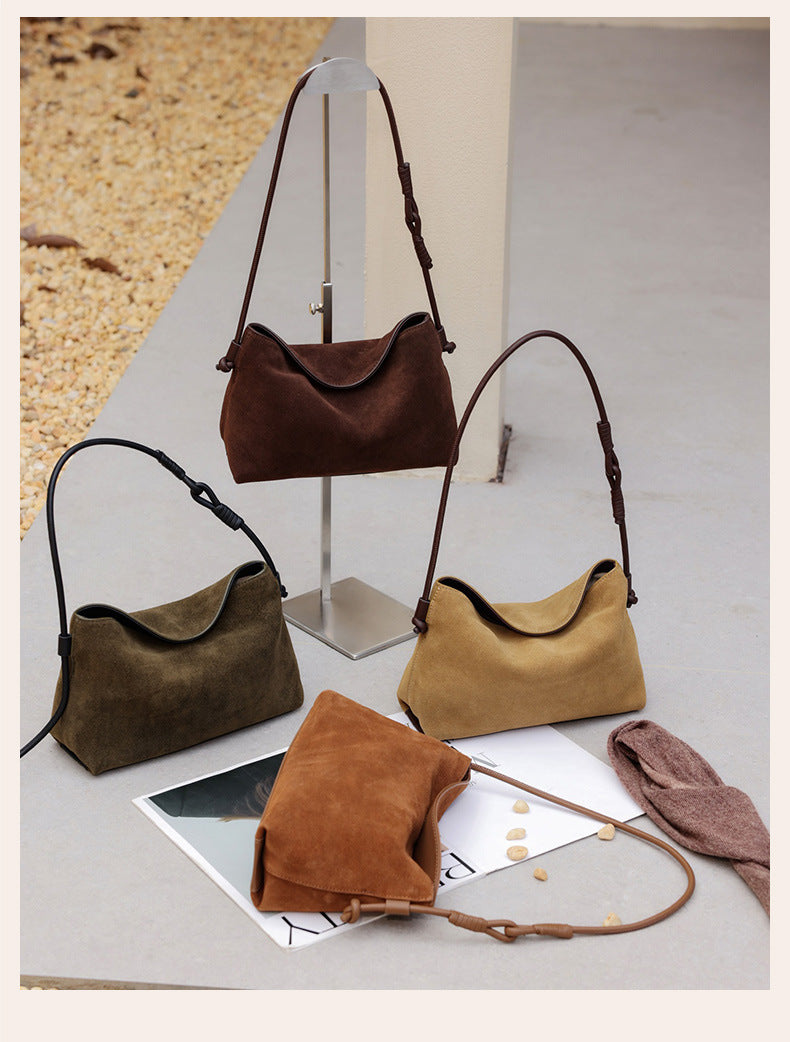 Four color options displayed together with shoulder straps