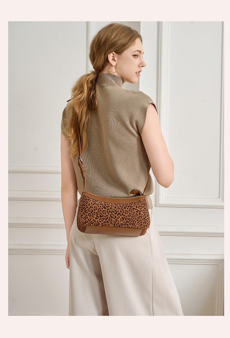 Interior view showing zip pockets and organizer sections