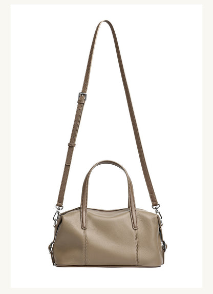 Top-Grain Cowhide Soft Pillow Bag – Retro Boston Crossbody