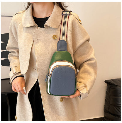 Top-Grain Cowhide Crossbody Sling Bag