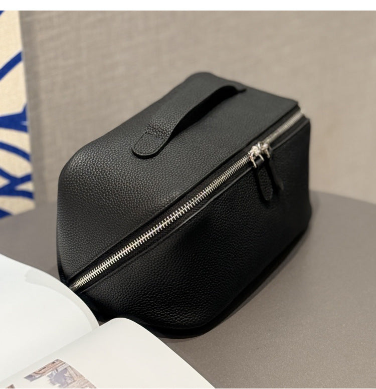 Top-Grain Cowhide Cosmetic Pouch