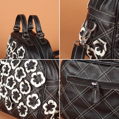 Bottom and side views showing the bag construction and attached strap