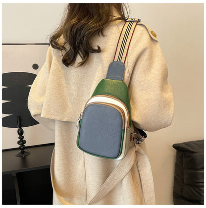 Top-Grain Cowhide Crossbody Sling Bag