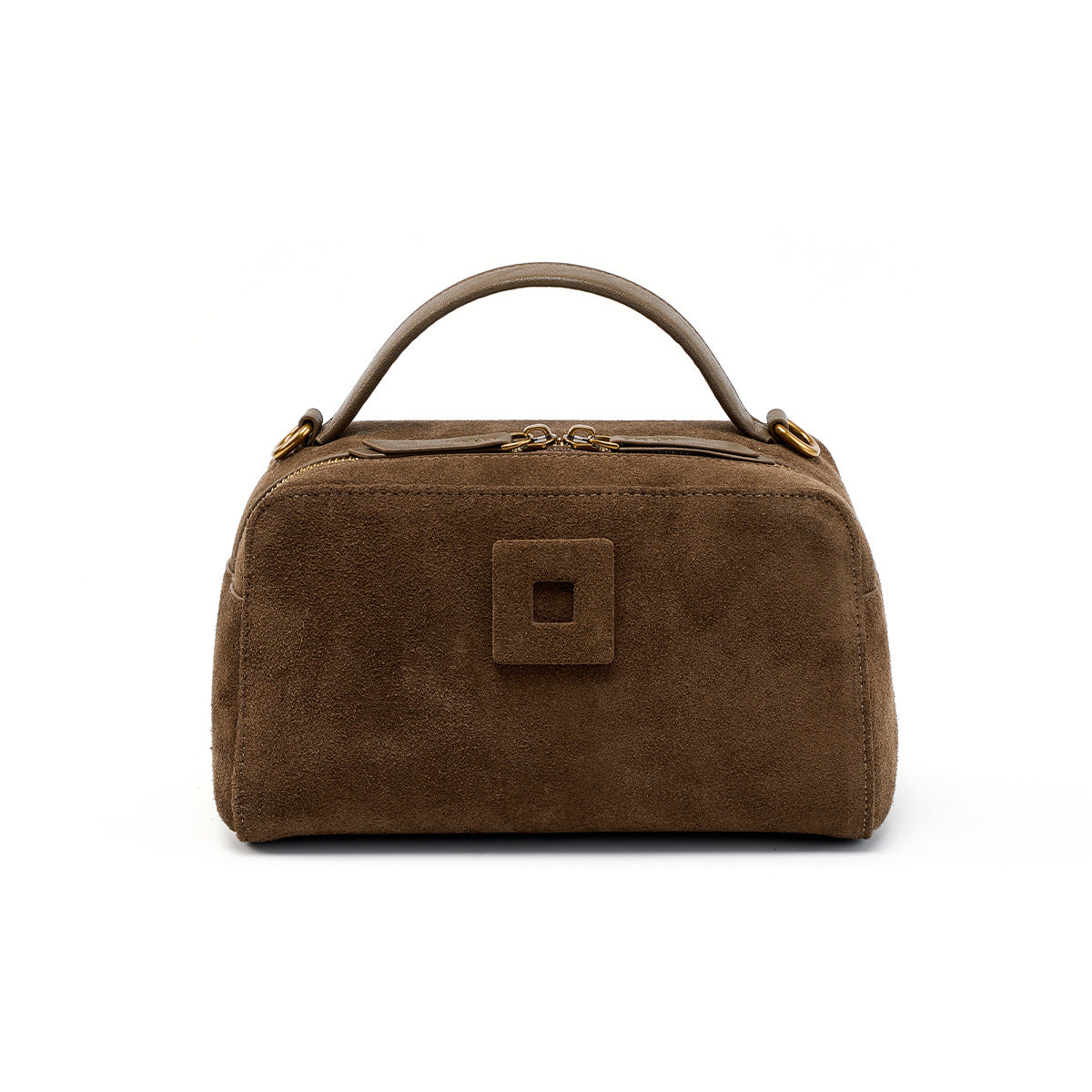 Nubuck Cowhide Small Crossbody Bag – Color Options in Green