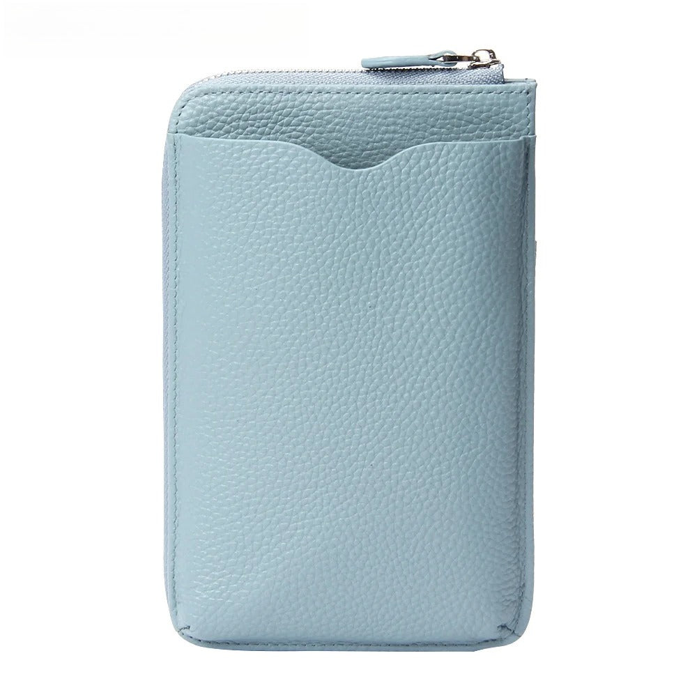 Cowhide Leather Micro Crossbody Phone Bag