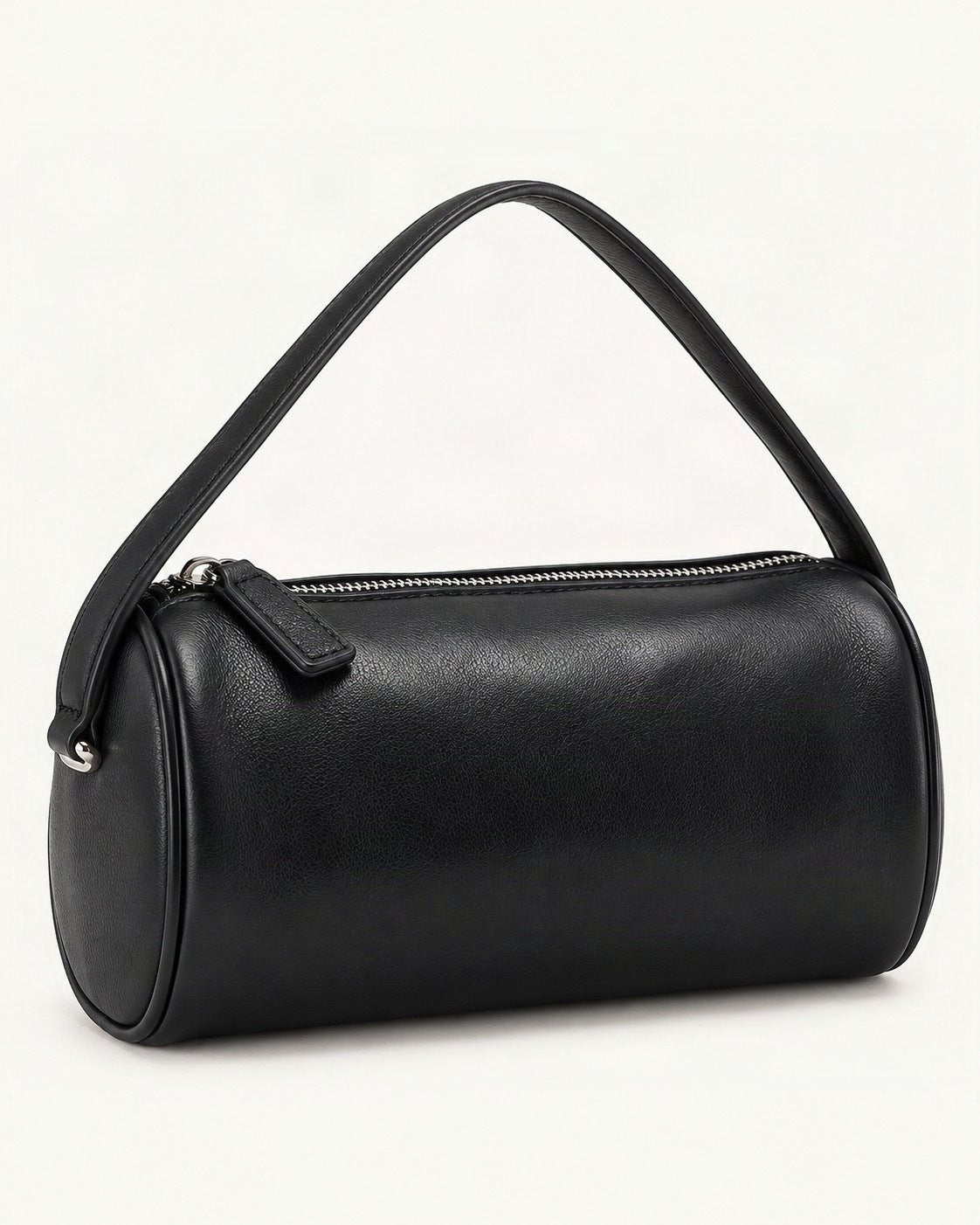 Lambskin Mini Shoulder Bag — front three-quarter view on a warm white background