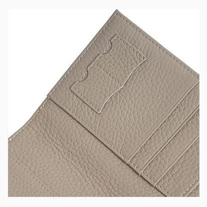 Leather Passport Holder Wallet with Pen Slot