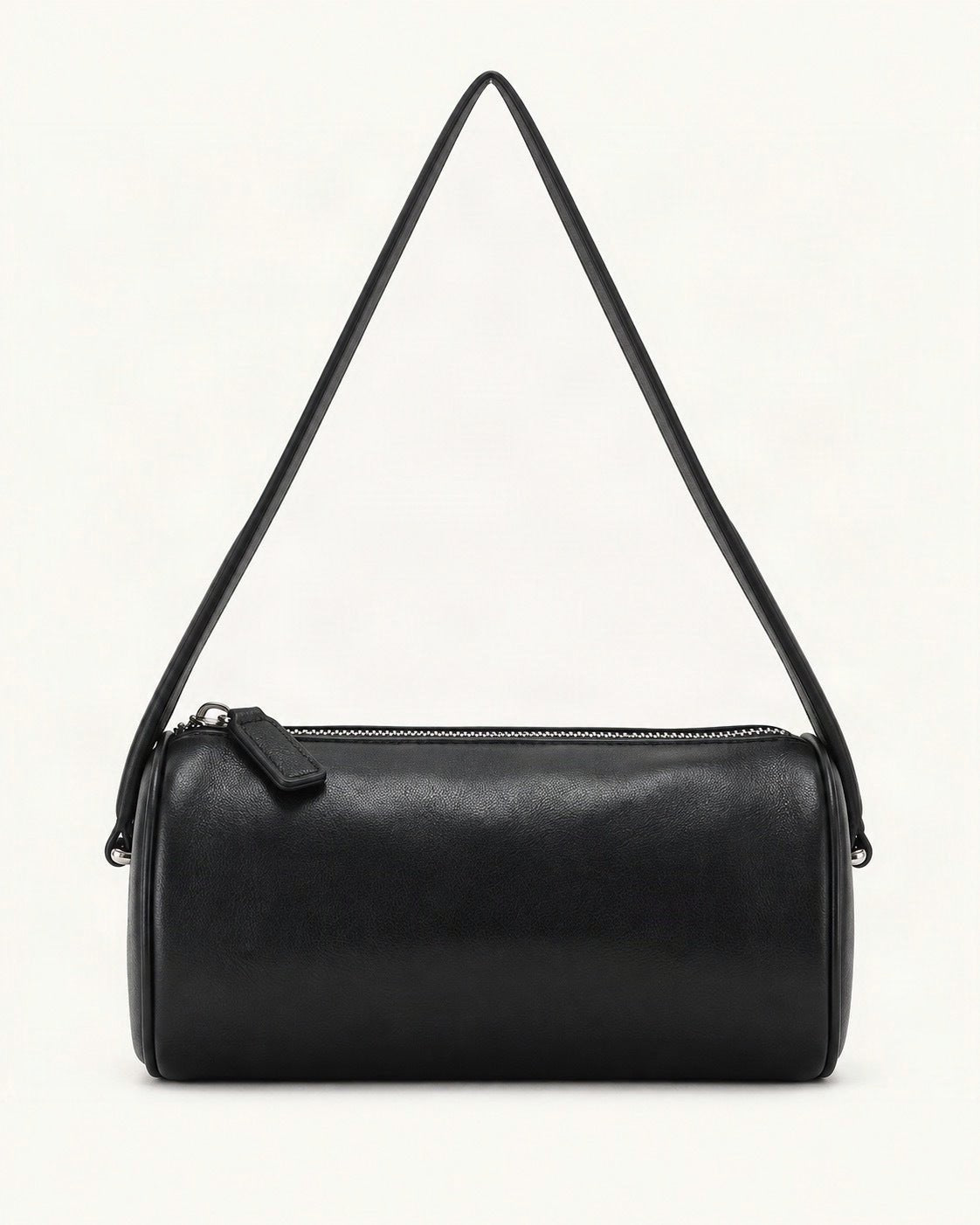Lambskin Mini Shoulder Bag — straight-on front view on a warm white background